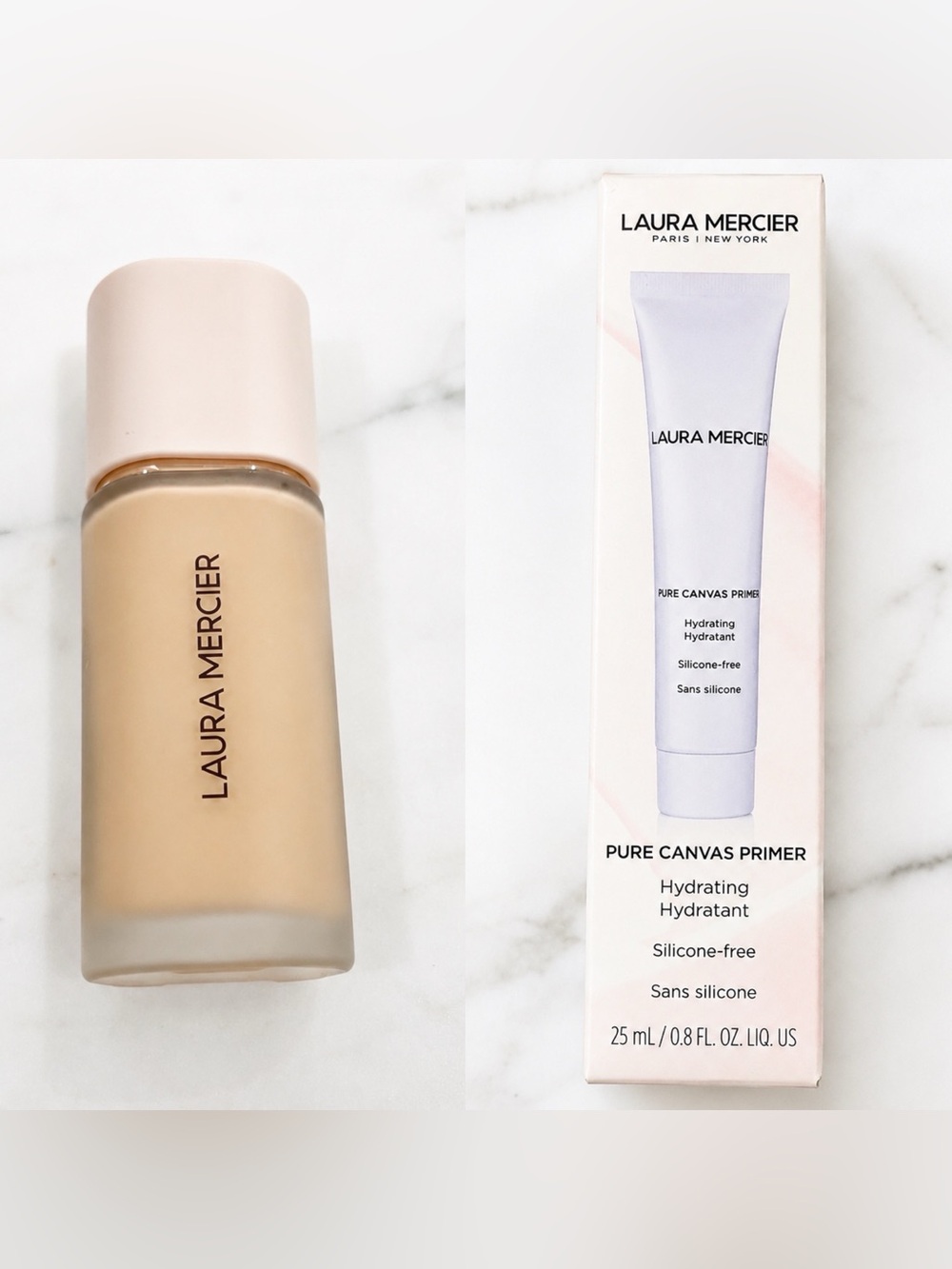Laura Mercier Face Set Real Flawless Foundation 2W1 Macadamia & Primer